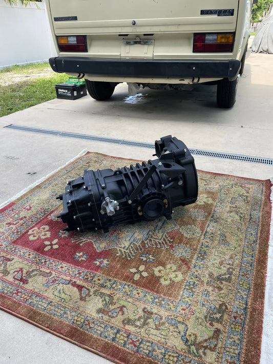 VANAGON 1984–1991 STANDARD SHIFT 094 4 SPEED REBUILT TRANSAXLE – OEM SINGLE BALL SHIFT SELECTOR